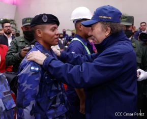 Acto del 43 aniversario de la constitución de la Fuerza Naval del Ejército de Nicaragua