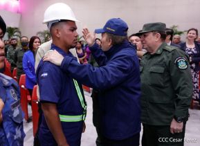 Acto del 43 aniversario de la constitución de la Fuerza Naval del Ejército de Nicaragua