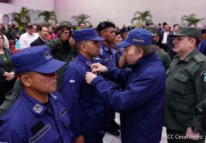 Acto del 43 aniversario de la constitución de la Fuerza Naval del Ejército de Nicaragua