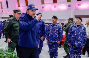 Acto del 43 aniversario de la constitución de la Fuerza Naval del Ejército de Nicaragua