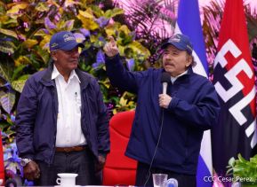 Acto del 43 aniversario de la constitución de la Fuerza Naval del Ejército de Nicaragua