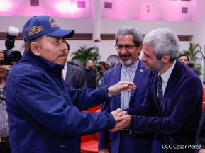 Acto del 43 aniversario de la constitución de la Fuerza Naval del Ejército de Nicaragua
