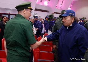 Acto del 43 aniversario de la constitución de la Fuerza Naval del Ejército de Nicaragua