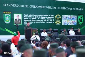 Cuerpo Médico Militar del Ejército de Nicaragua celebra 44 años de fundación