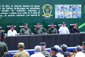 Cuerpo Médico Militar del Ejército de Nicaragua celebra 44 años de fundación