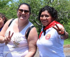 Caminata rumbo a la Hacienda San Jacinto para celebrar las batallas por la soberanía e independencia