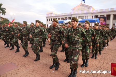 Acto del 44 Aniversario del Ejército de Nicaragua