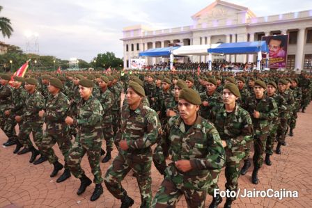 Acto del 44 Aniversario del Ejército de Nicaragua