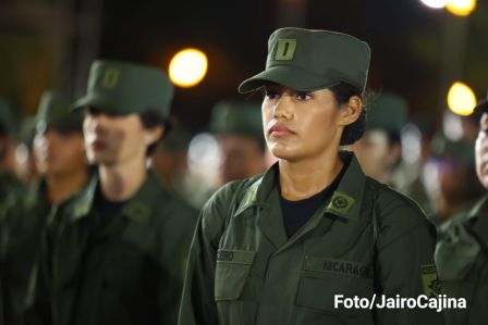 Acto del 44 Aniversario del Ejército de Nicaragua