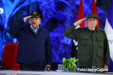 Acto del 44 Aniversario del Ejército de Nicaragua