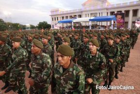 Acto del 44 Aniversario del Ejército de Nicaragua