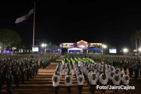 Acto del 44 Aniversario del Ejército de Nicaragua