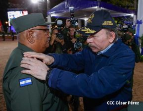 Acto del 44 Aniversario del Ejército de Nicaragua
