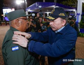 Acto del 44 Aniversario del Ejército de Nicaragua