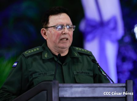 Acto del 44 Aniversario del Ejército de Nicaragua