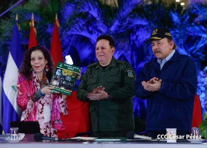 Acto del 44 Aniversario del Ejército de Nicaragua