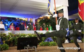 Acto del 44 Aniversario del Ejército de Nicaragua