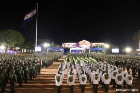 Acto del 44 Aniversario del Ejército de Nicaragua