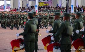 Acto del 44 Aniversario del Ejército de Nicaragua