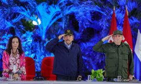 Acto del 44 Aniversario del Ejército de Nicaragua