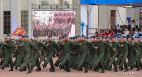 Acto del 44 Aniversario del Ejército de Nicaragua