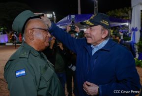Acto del 44 Aniversario del Ejército de Nicaragua