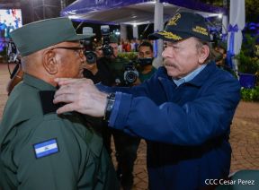 Acto del 44 Aniversario del Ejército de Nicaragua