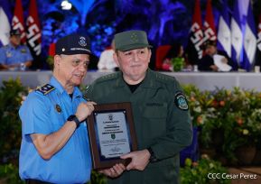 Acto del 44 Aniversario del Ejército de Nicaragua
