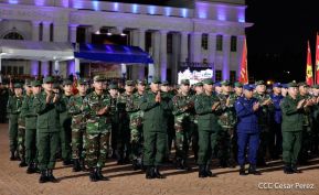 Acto del 44 Aniversario del Ejército de Nicaragua