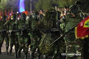 Desfile “Pueblo Ejército” en honor a los 44 años de su fundación del Ejército de Nicaragua