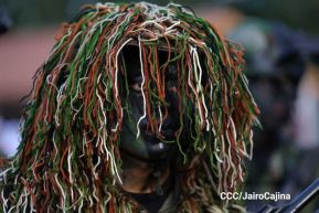 Desfile “Pueblo Ejército” en honor a los 44 años de su fundación del Ejército de Nicaragua