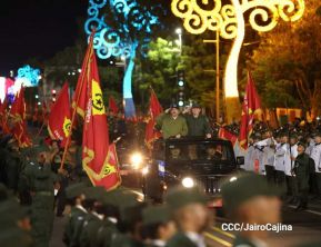 Desfile “Pueblo Ejército” en honor a los 44 años de su fundación del Ejército de Nicaragua
