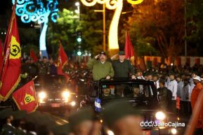Desfile “Pueblo Ejército” en honor a los 44 años de su fundación del Ejército de Nicaragua