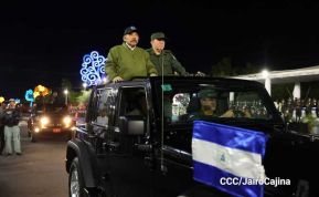 Desfile “Pueblo Ejército” en honor a los 44 años de su fundación del Ejército de Nicaragua