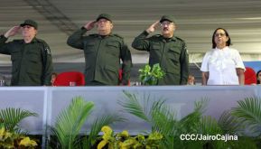 Desfile “Pueblo Ejército” en honor a los 44 años de su fundación del Ejército de Nicaragua