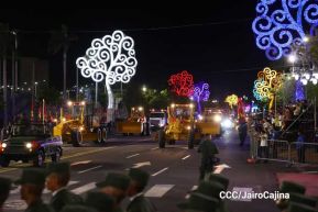 Desfile “Pueblo Ejército” en honor a los 44 años de su fundación del Ejército de Nicaragua