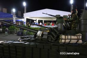 Desfile “Pueblo Ejército” en honor a los 44 años de su fundación del Ejército de Nicaragua