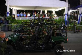 Desfile “Pueblo Ejército” en honor a los 44 años de su fundación del Ejército de Nicaragua