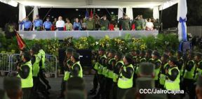 Desfile “Pueblo Ejército” en honor a los 44 años de su fundación del Ejército de Nicaragua