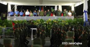 Desfile “Pueblo Ejército” en honor a los 44 años de su fundación del Ejército de Nicaragua