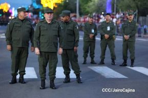 Desfile “Pueblo Ejército” en honor a los 44 años de su fundación del Ejército de Nicaragua