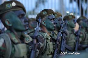 Desfile “Pueblo Ejército” en honor a los 44 años de su fundación del Ejército de Nicaragua