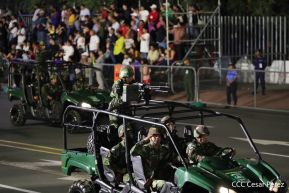 Desfile “Pueblo Ejército” en honor a los 44 años de su fundación del Ejército de Nicaragua