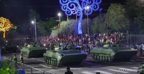Desfile “Pueblo Ejército” en honor a los 44 años de su fundación del Ejército de Nicaragua