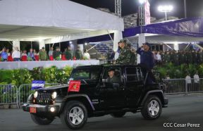 Desfile “Pueblo Ejército” en honor a los 44 años de su fundación del Ejército de Nicaragua