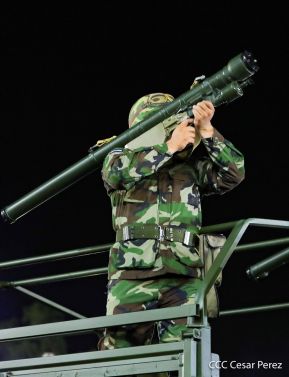 Desfile “Pueblo Ejército” en honor a los 44 años de su fundación del Ejército de Nicaragua