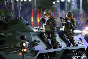 Desfile “Pueblo Ejército” en honor a los 44 años de su fundación del Ejército de Nicaragua