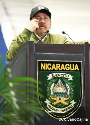 Desfile “Pueblo Ejército” en honor a los 44 años de su fundación del Ejército de Nicaragua