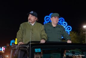 Desfile “Pueblo Ejército” en honor a los 44 años de su fundación del Ejército de Nicaragua