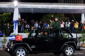 Desfile “Pueblo Ejército” en honor a los 44 años de su fundación del Ejército de Nicaragua